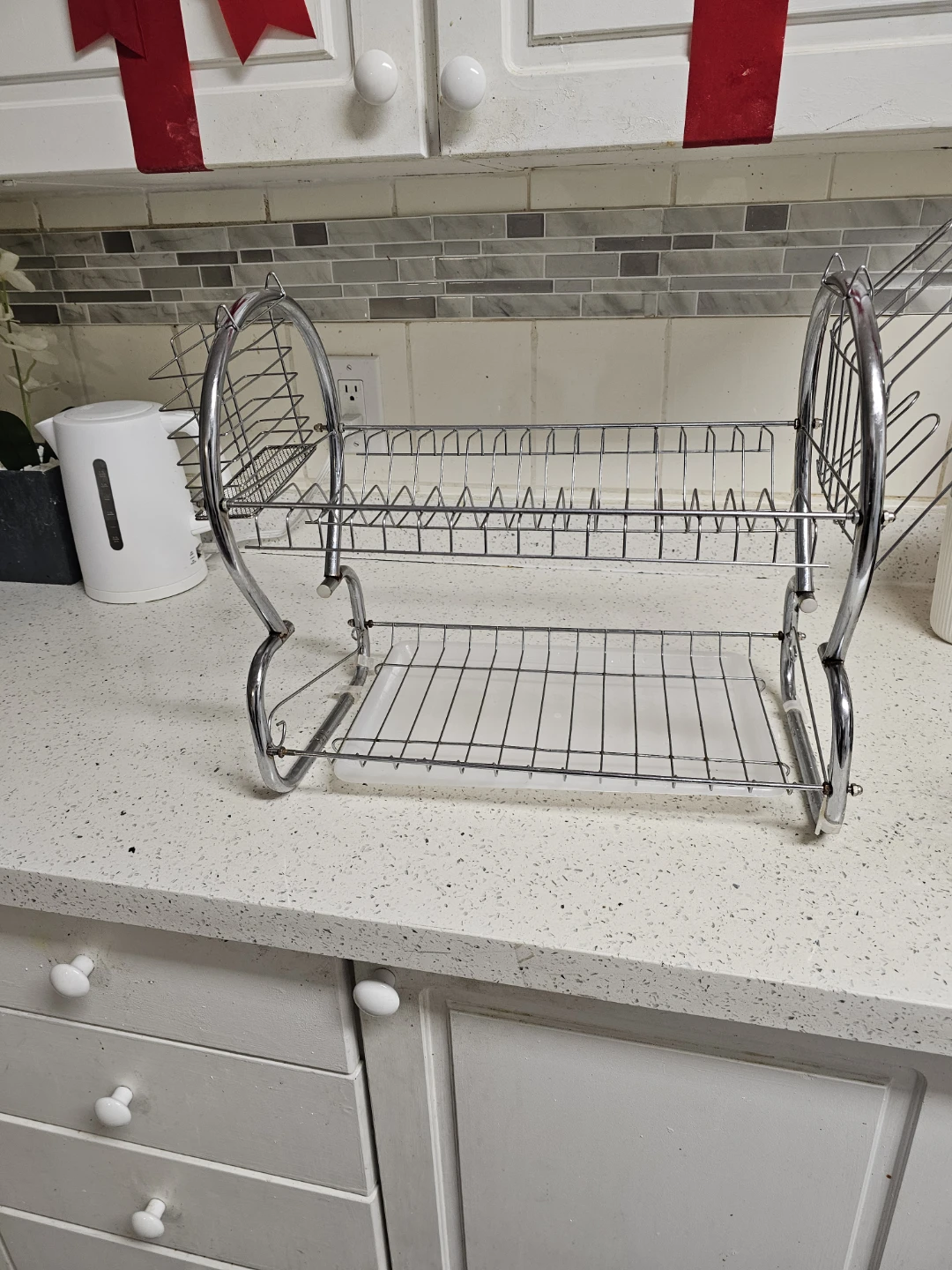 Two-Tier Dish Drying Rack