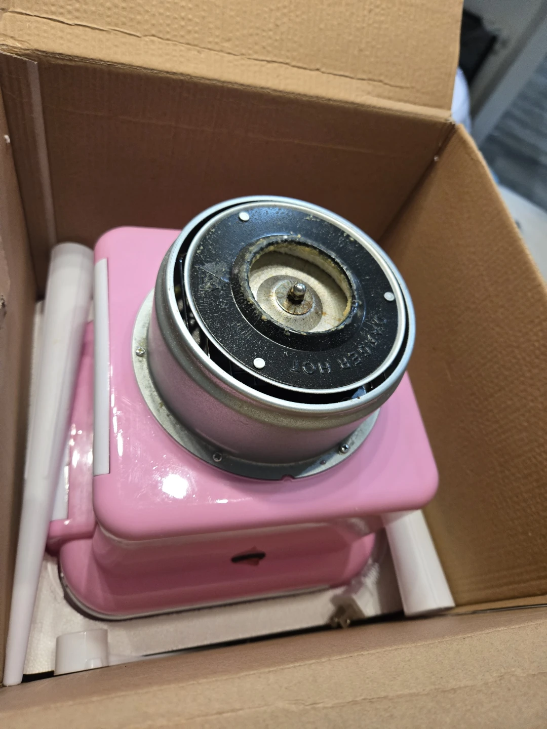 Nostalgia Retro Hard Candy Cotton Candy Maker - Pink - photo 3
