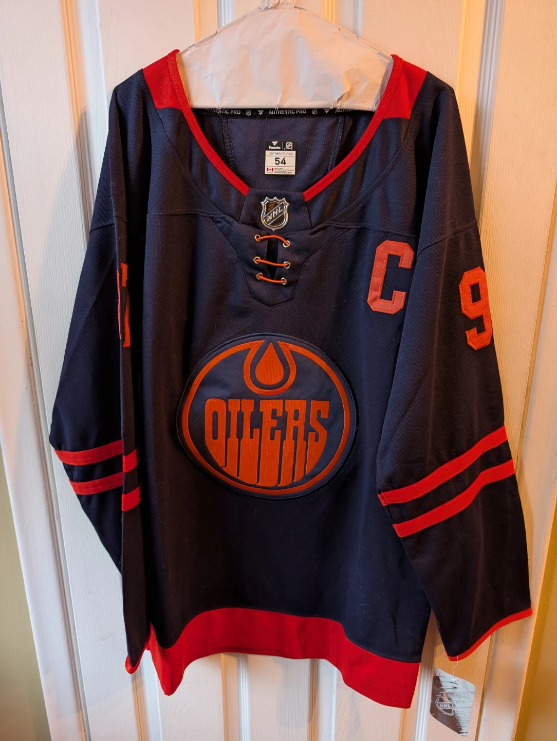 Men's XL Edmonton Oilers Hockey Jersey