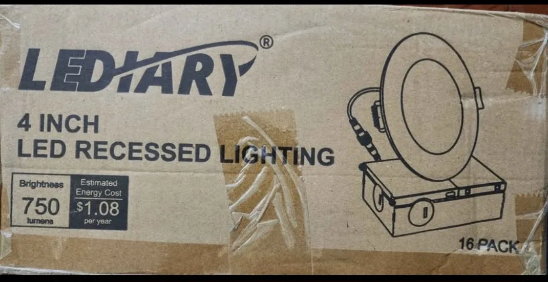 LEDiARY 4 Inch LED Recessed Lighting - 16 Pack - photo 2