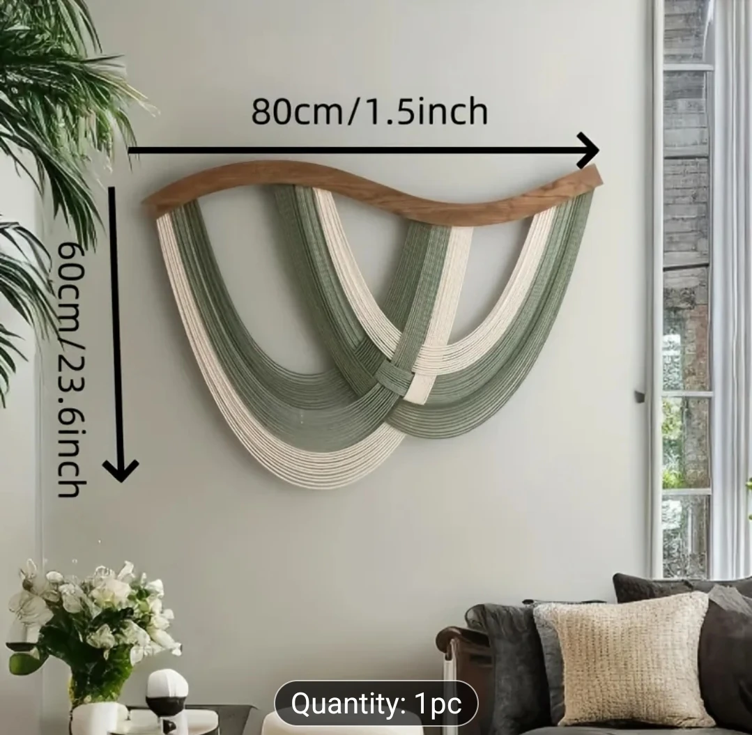 Macrame Wall Art Hanging - 80cm x 60cm