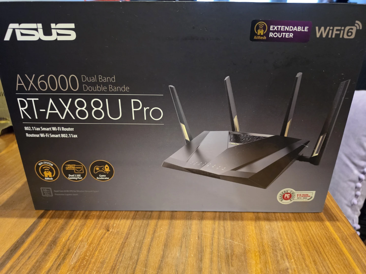 ASUS RT-AX88U Pro AX6000 Dual Band WiFi 6 Router