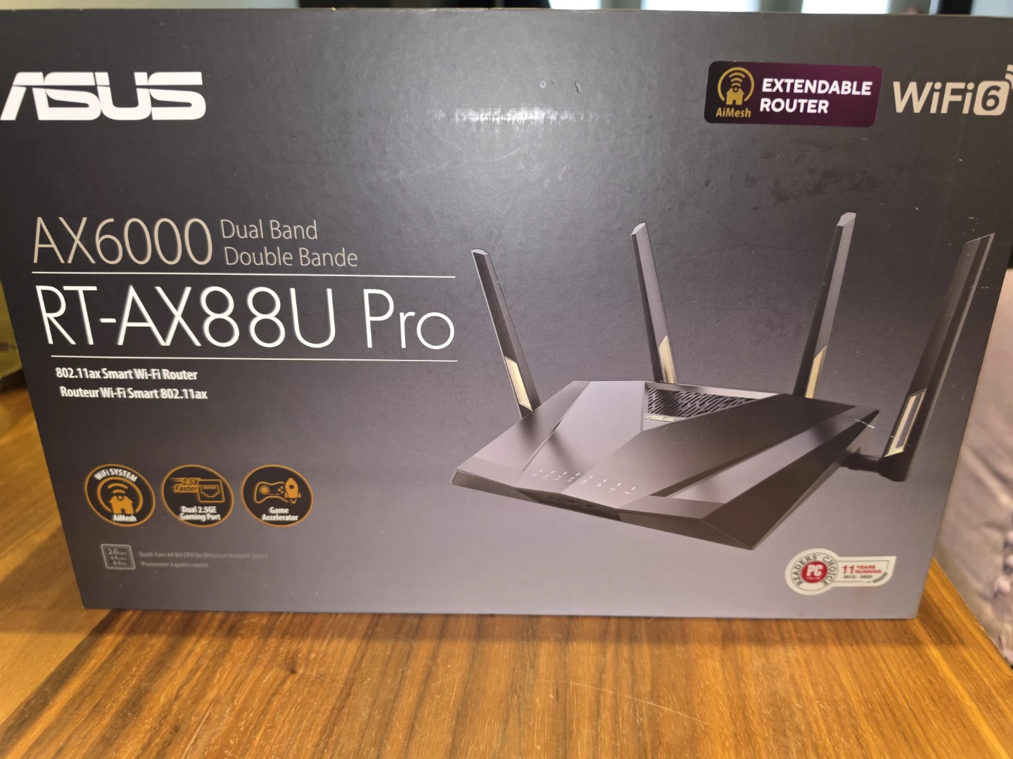 ASUS RT-AX88U Pro AX6000 Dual Band WiFi 6 Router - photo 2