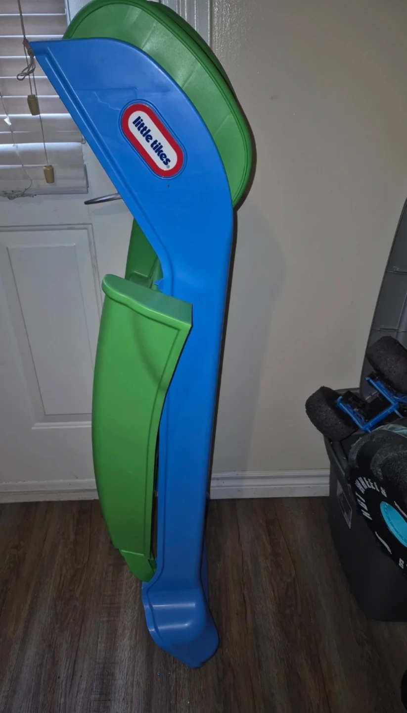 Little Tikes Fold 'n Store Indoor/Outdoor Blue Green Slide - photo 2