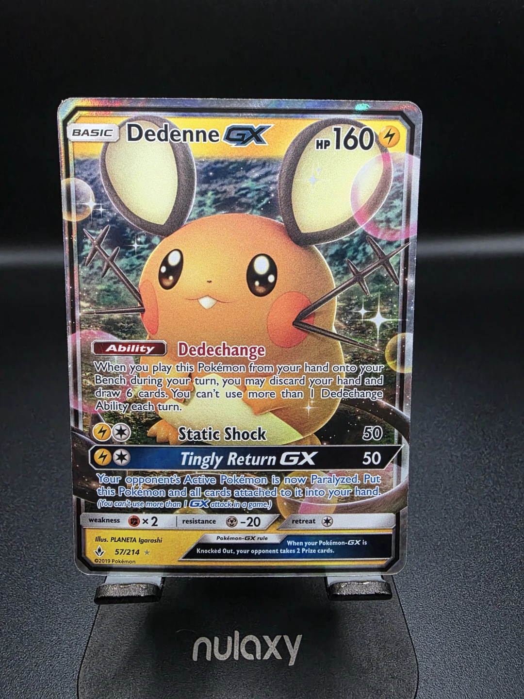 Dedenne GX Pokémon Card