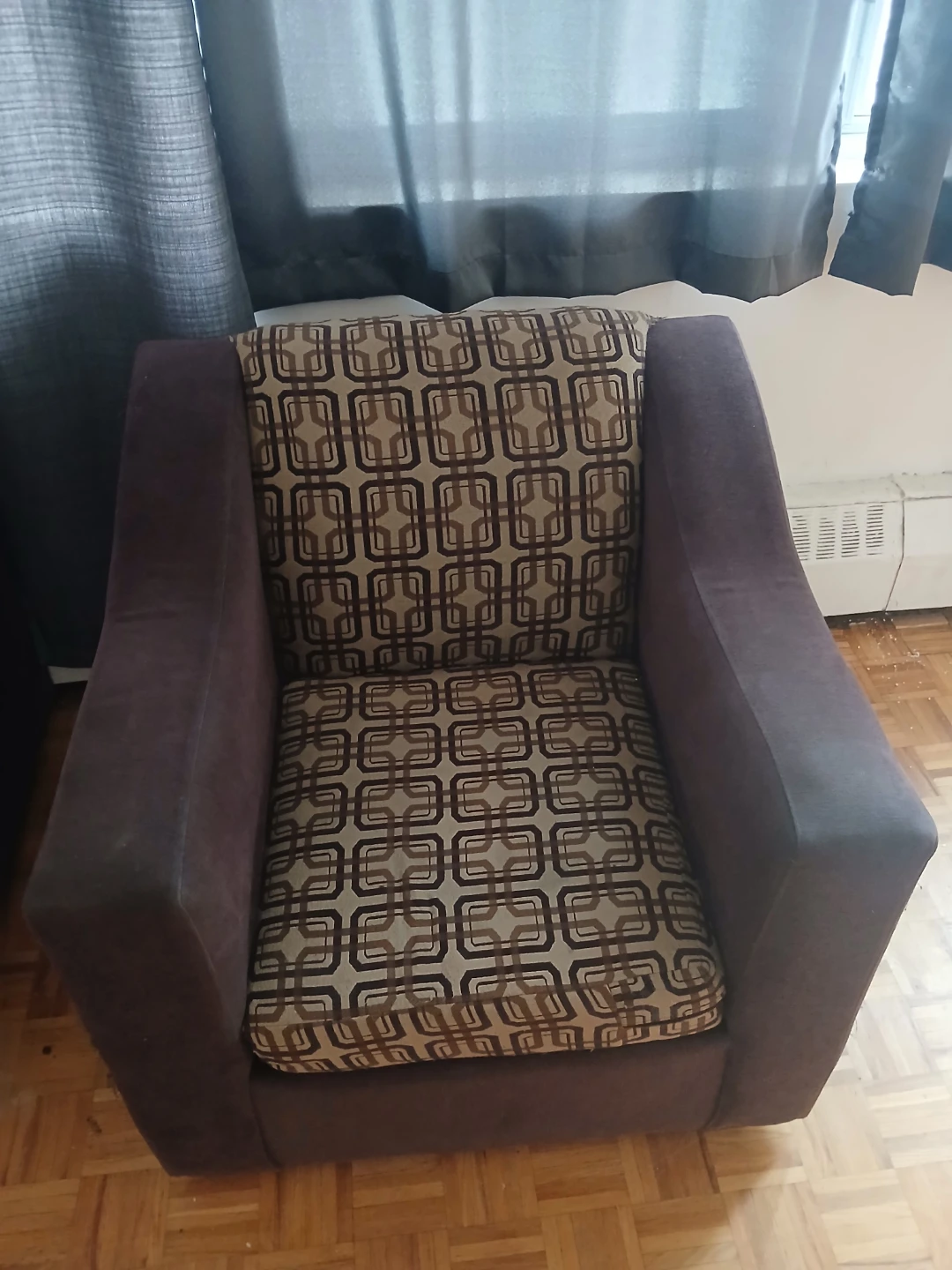 Two Pair of Brown Club Chairs - photo 2