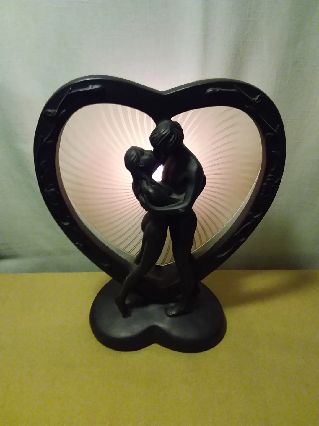 🛋️ ♥️ ➡️ Pair of Heart Shaped Couple Lamps 💏 🛋️ ♥️ - photo 2