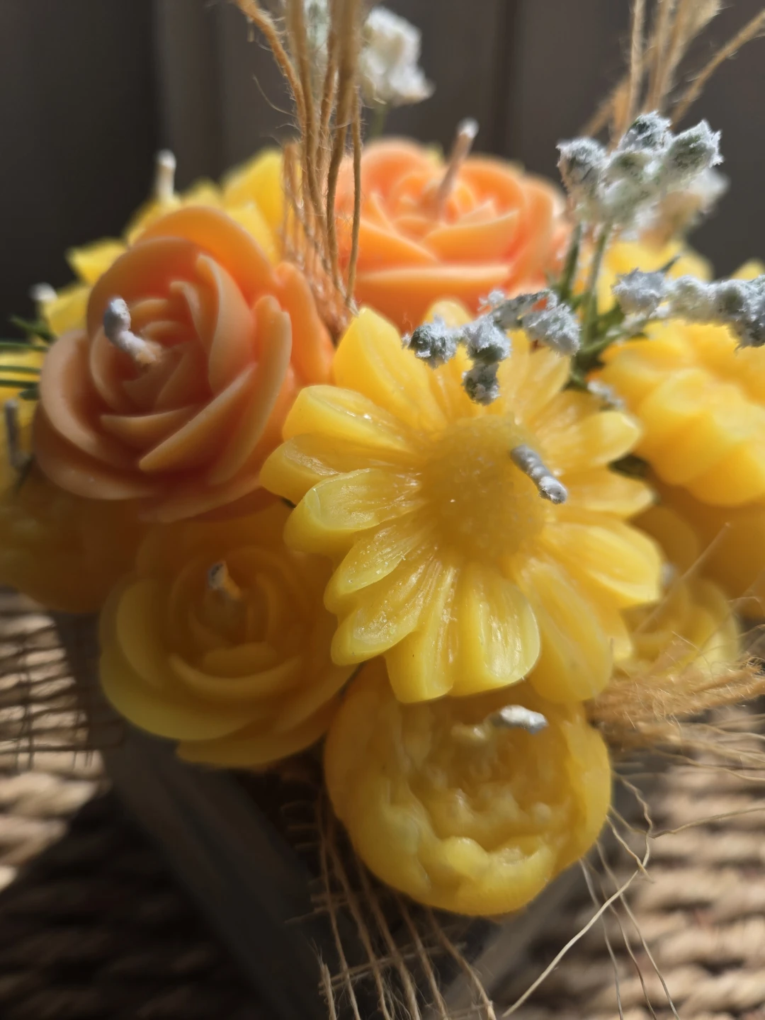 Candle flower bouquet - photo 3