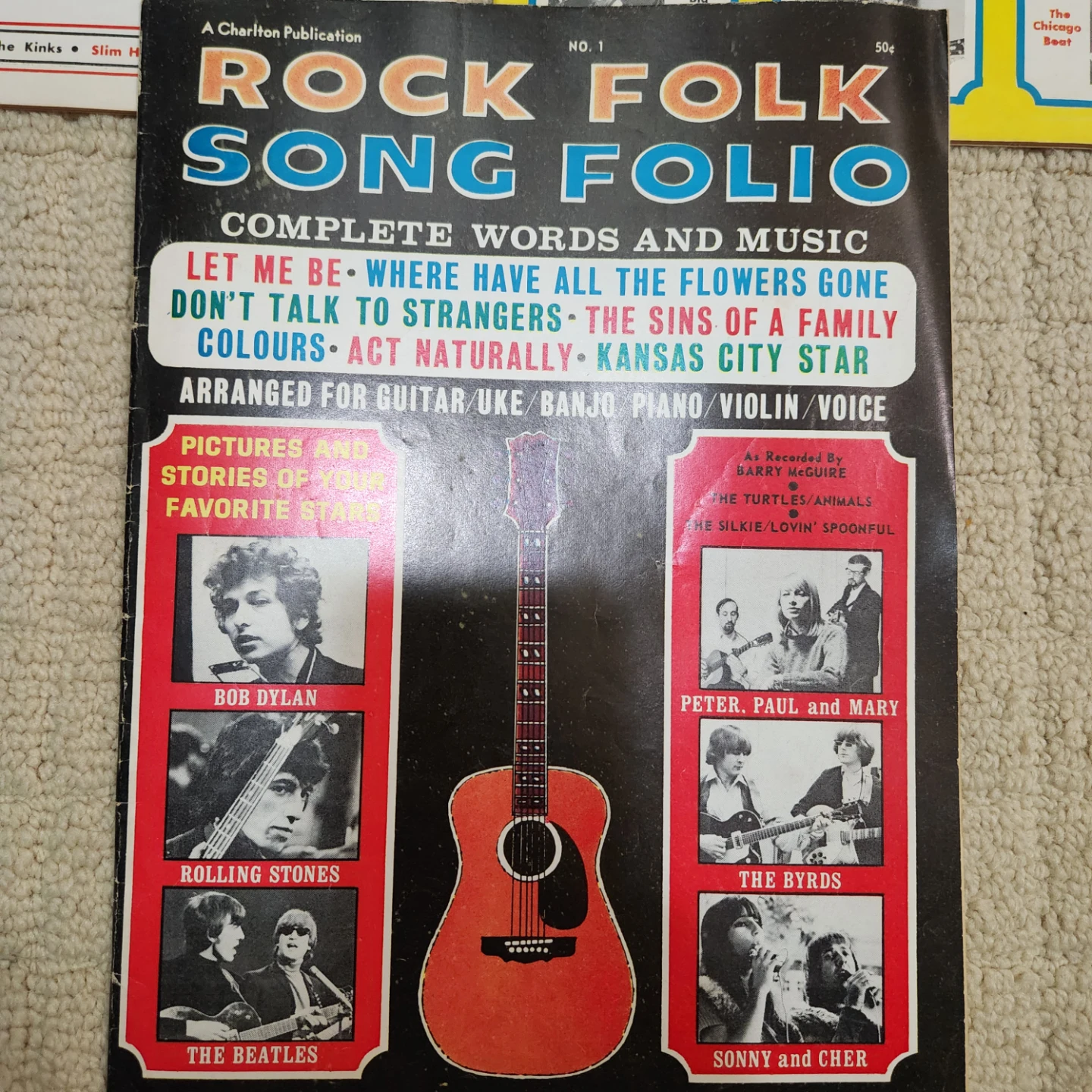 Rock Folk Song Folio Music Magazine Collection 1966 1967 - photo 2