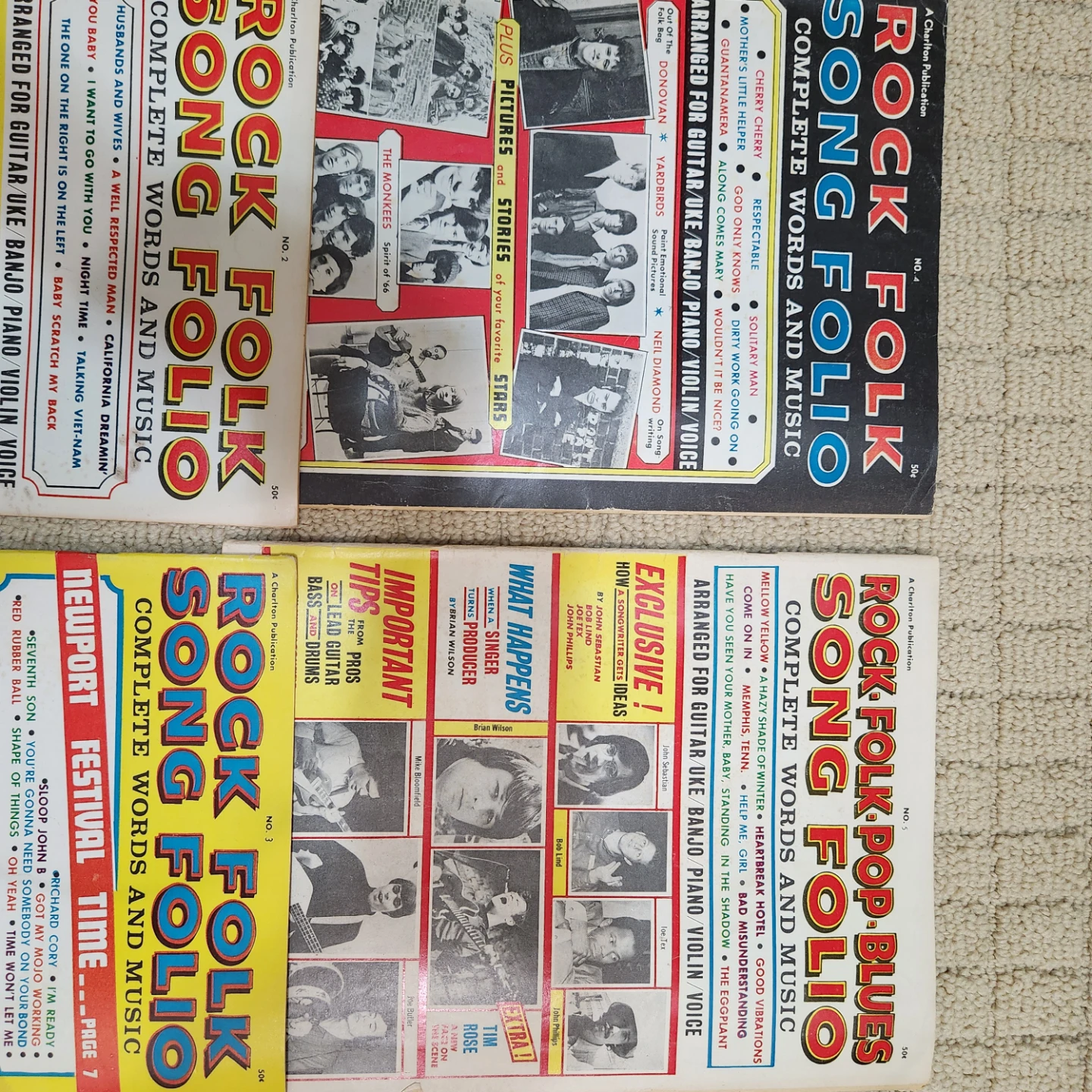 Rock Folk Song Folio Music Magazine Collection 1966 1967 - photo 4