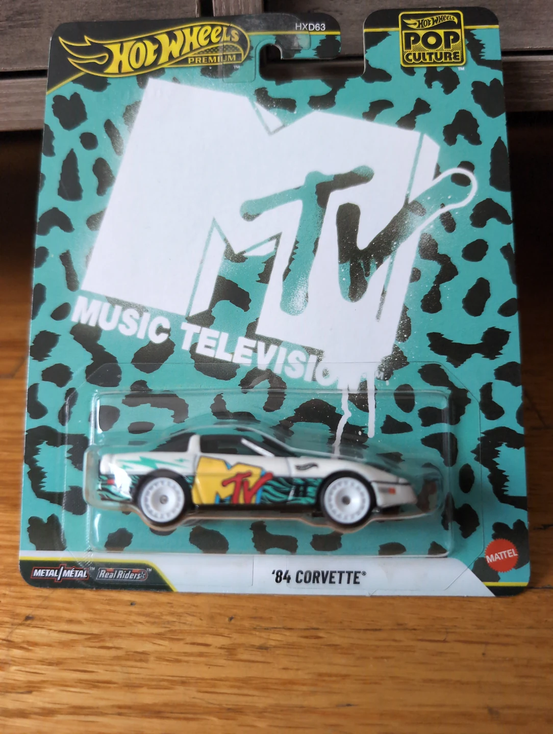 Hot Wheels Premium '84 Corvette Pop Culture MTV