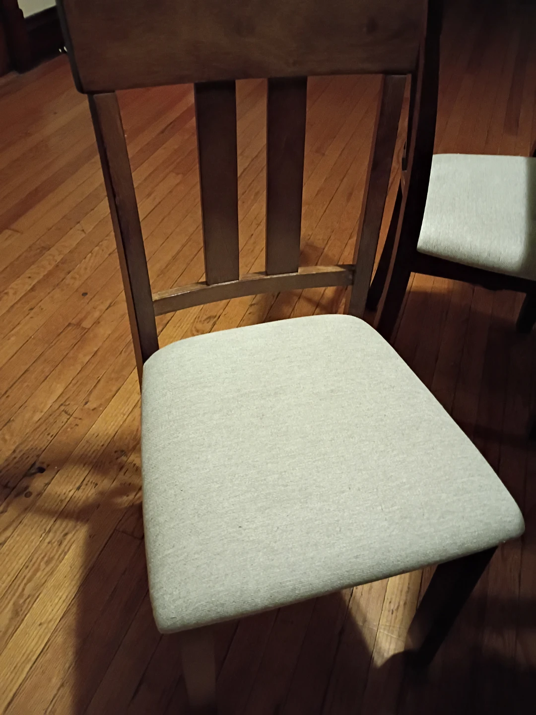 Wooden Dining Table with Upholstered Chairs - photo 2