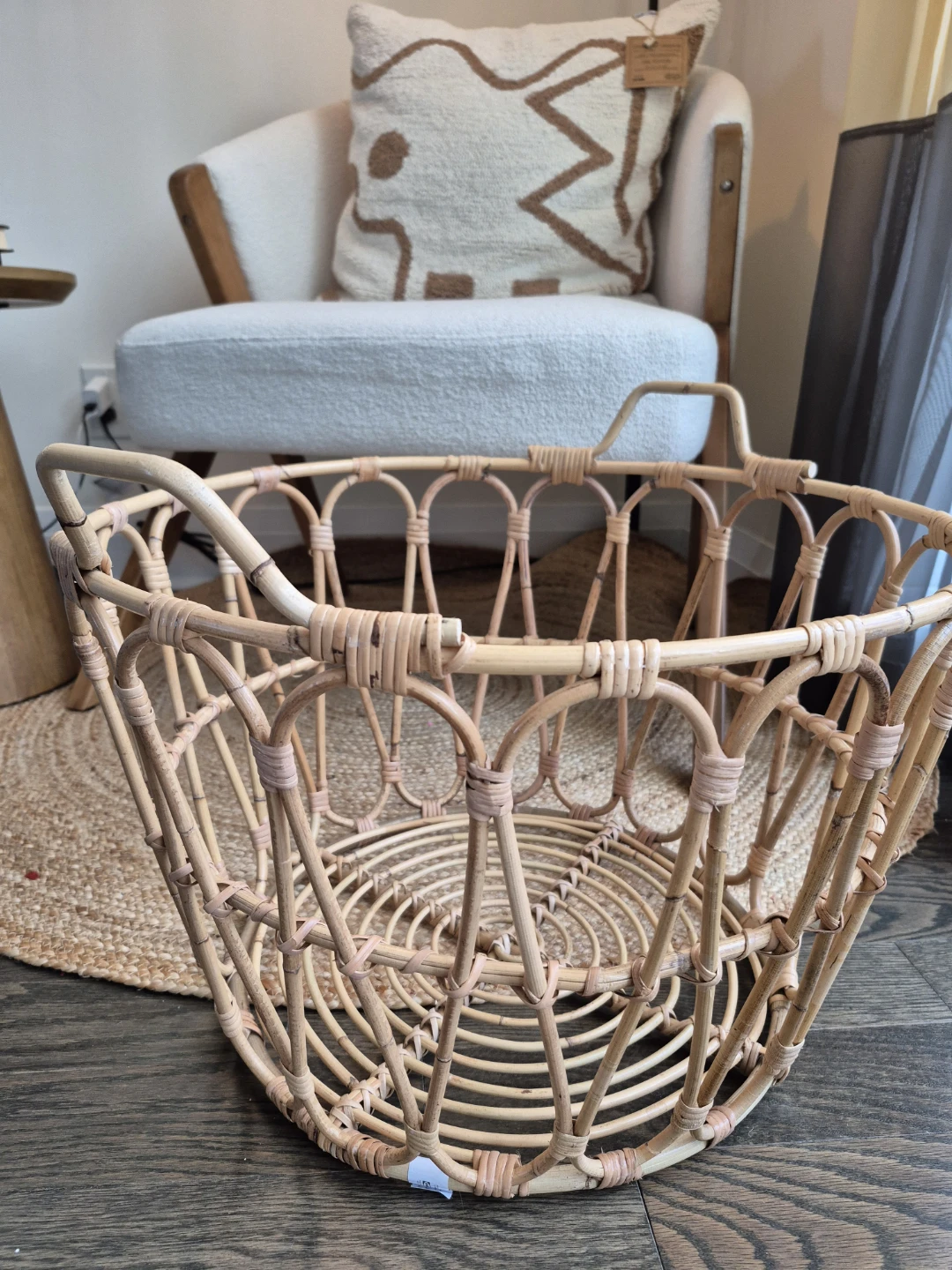 IKEA SNIDAD Basket, Rattan - photo 2