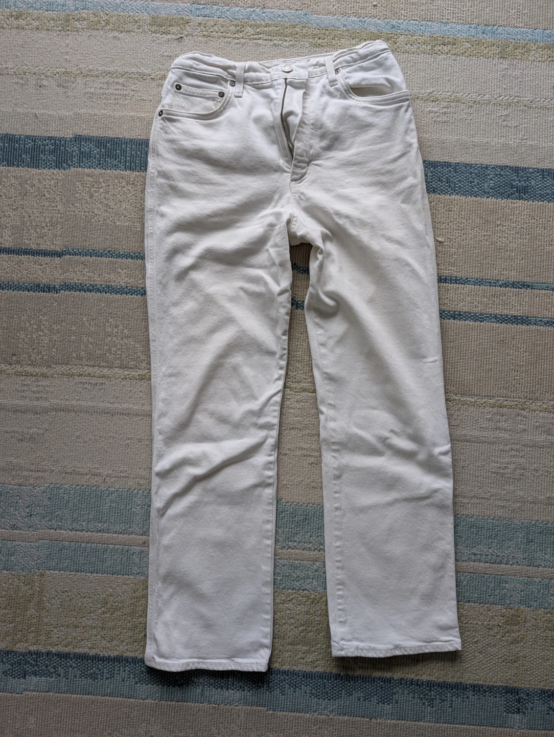 AGOLDE White Denim Jeans Size 28