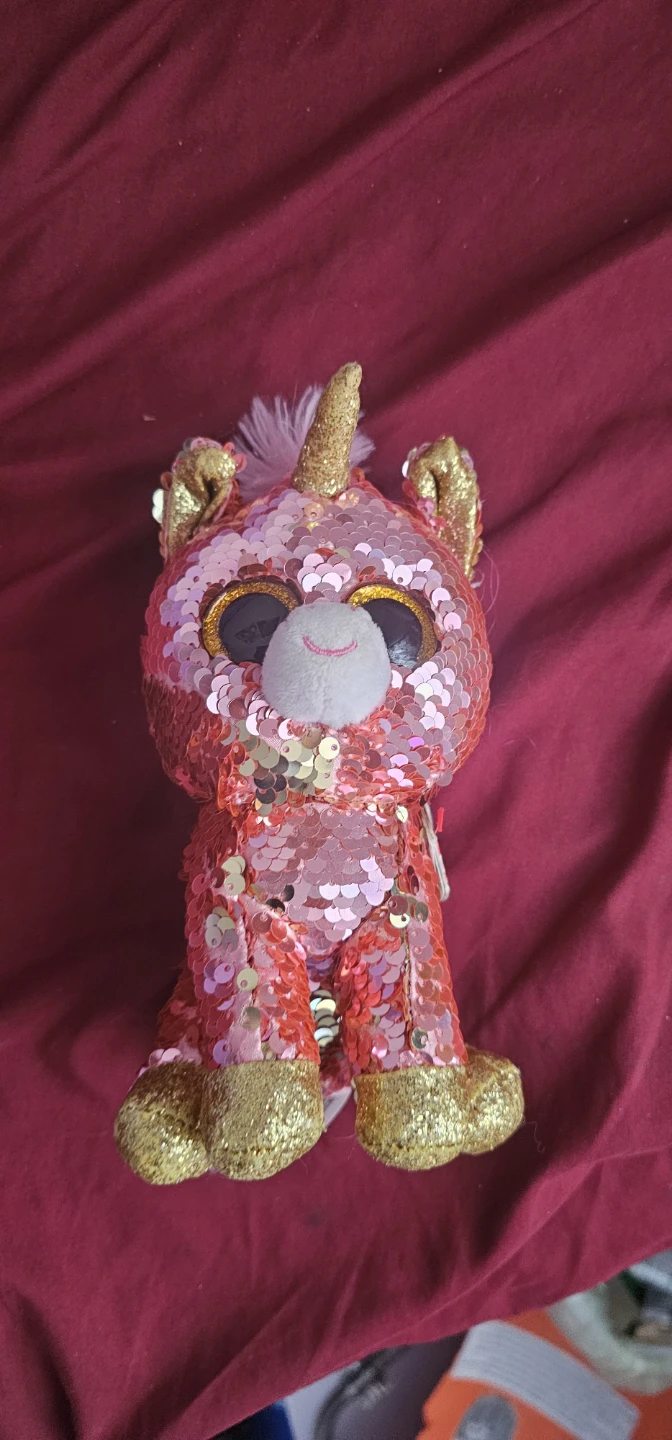Sparkly Pink Unicorn Plush