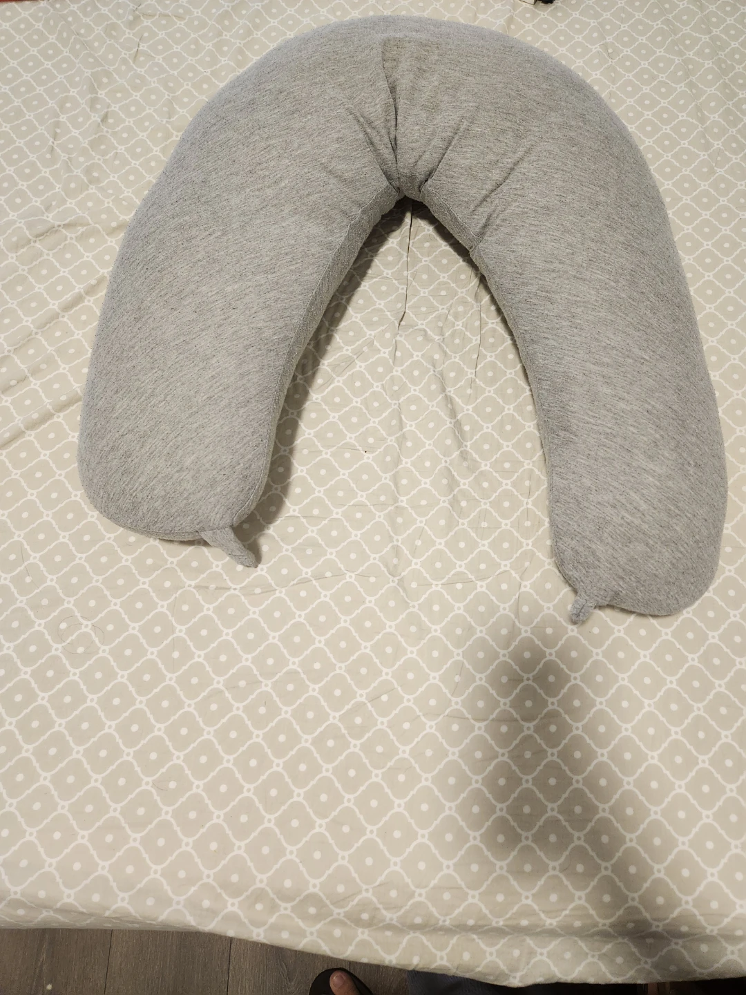 Grey C-Shaped Nursing Pillow - photo 2