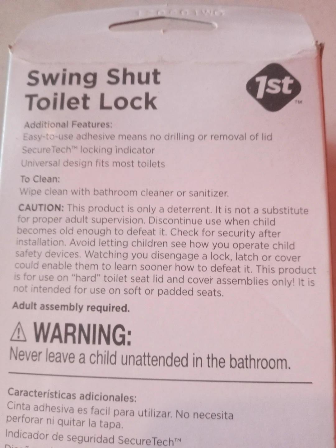 Safety 1st Swing Shut Toilet Lock - photo 3