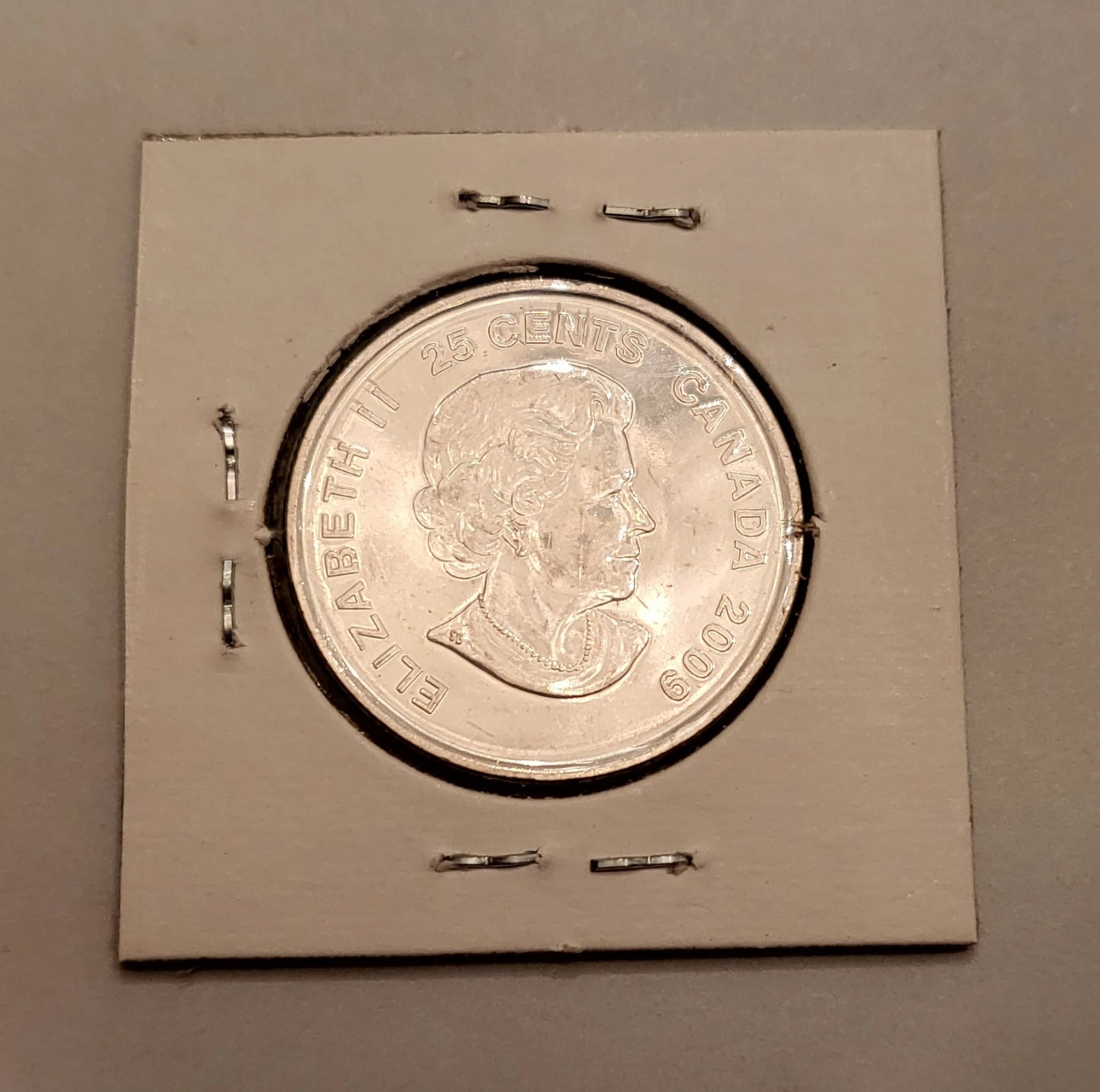2002 Canada Women's Hockey 25 Cent Piece - photo 2