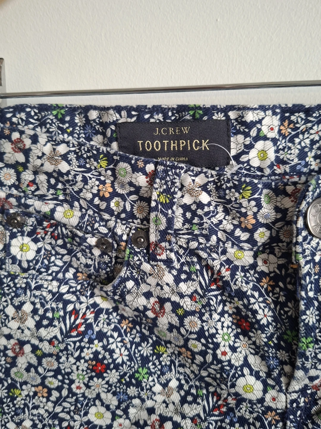 J. Crew Floral Print Toothpick Jeans (Side 28) - photo 3