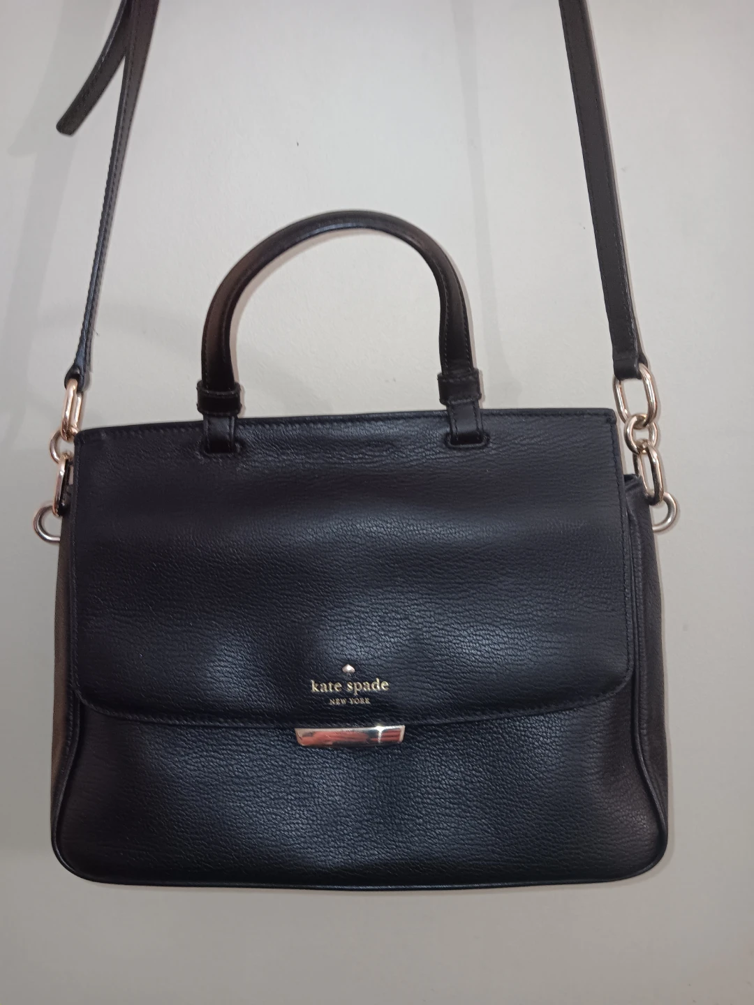 Kate Spade New York Black Leather Handbag