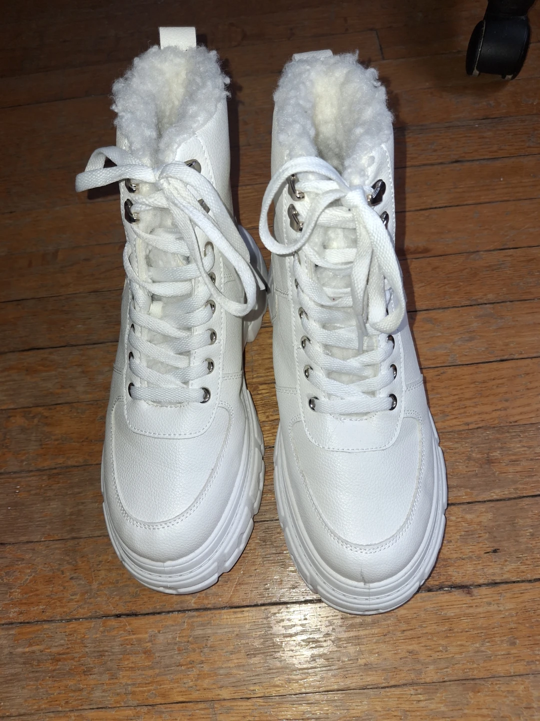 Chunky Platform White Boot - photo 4