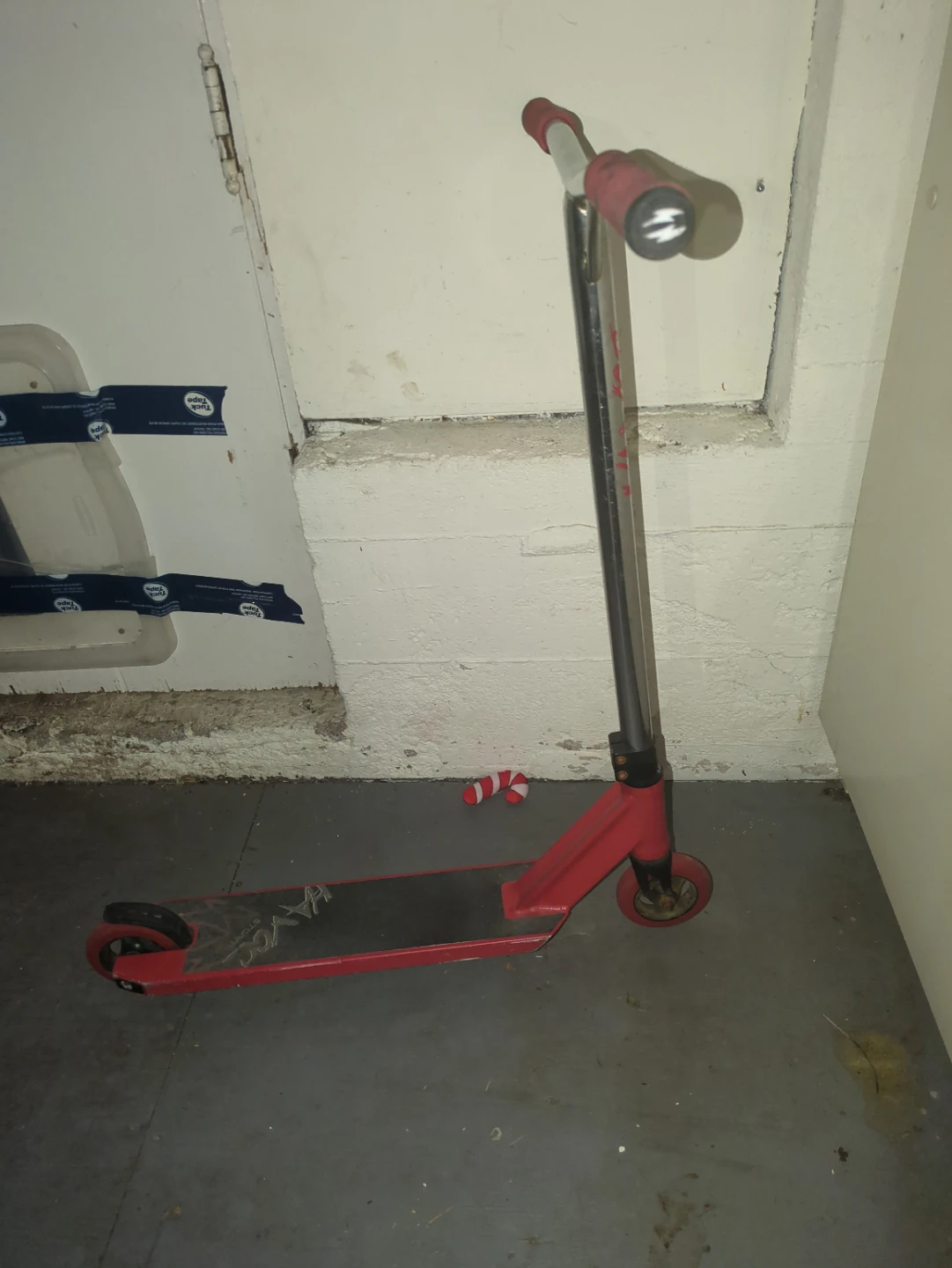 Red and Silver Scooter
