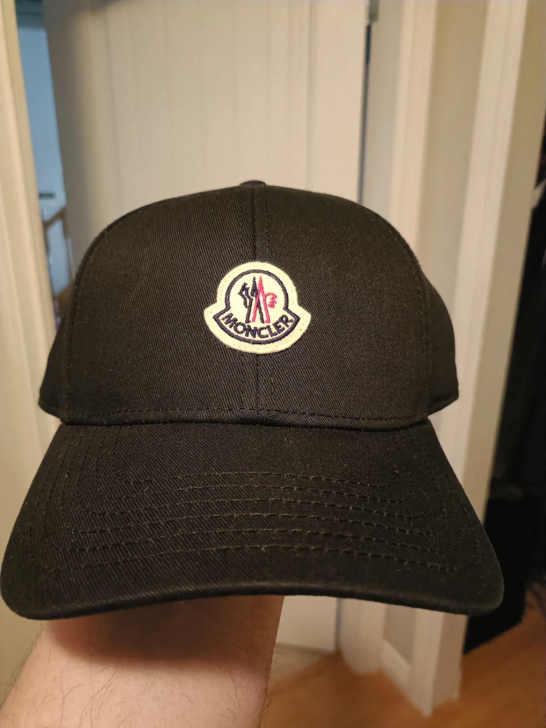Moncler Black Baseball Cap