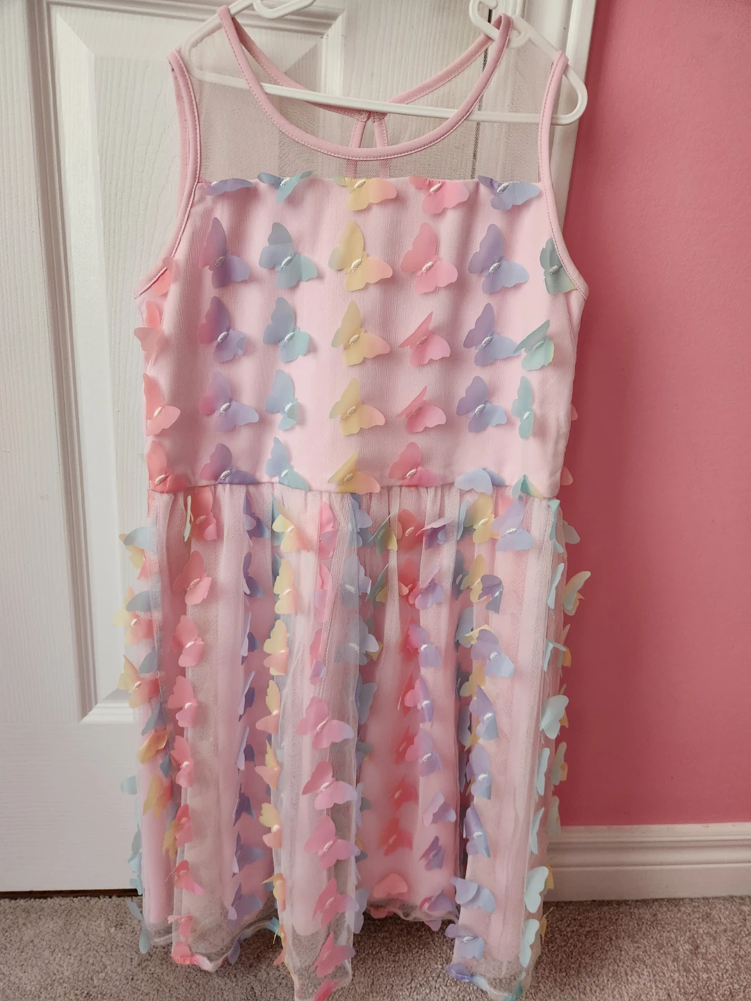Pink Butterfly Dress