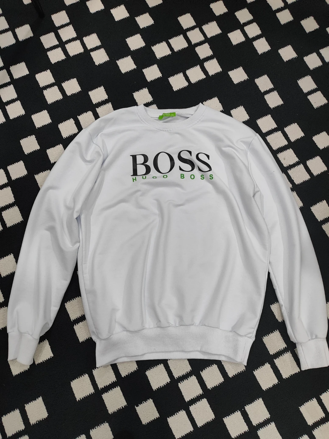 BOSS Hugo Boss White Crewneck Sweatshirt XXL