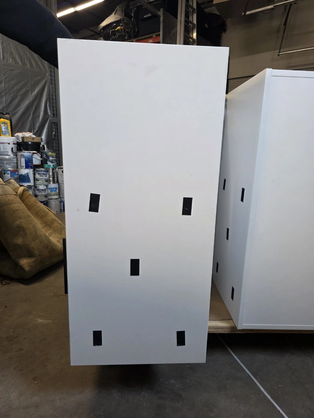 White Mobile Pedestal with Two Drawers and Seat Pad - photo 4