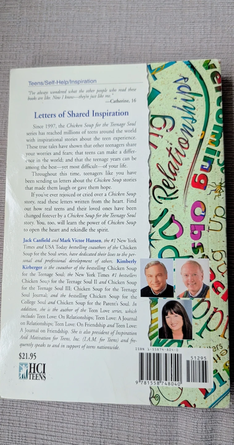 Chicken Soup for the Teenage Soul Letters - photo 3