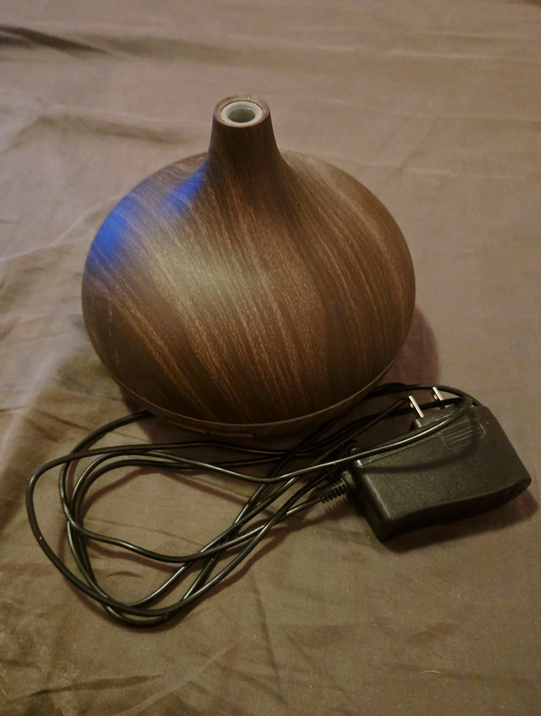 Wood Grain Aroma Diffuser with LED Lights