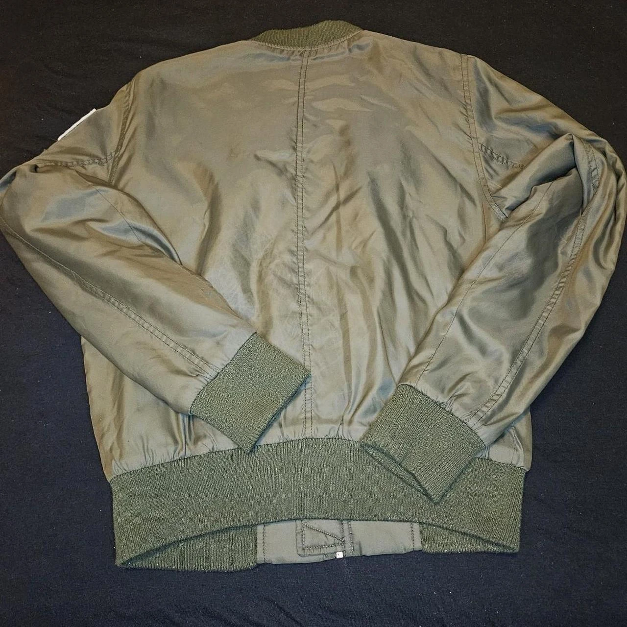 Large Iris Los Angeles Army Green Bomber Jacket - photo 4