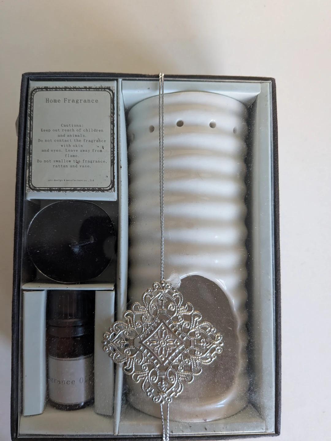 🌱Home Fragrance Oil Burner Set with Tealight and Charm, - photo 2