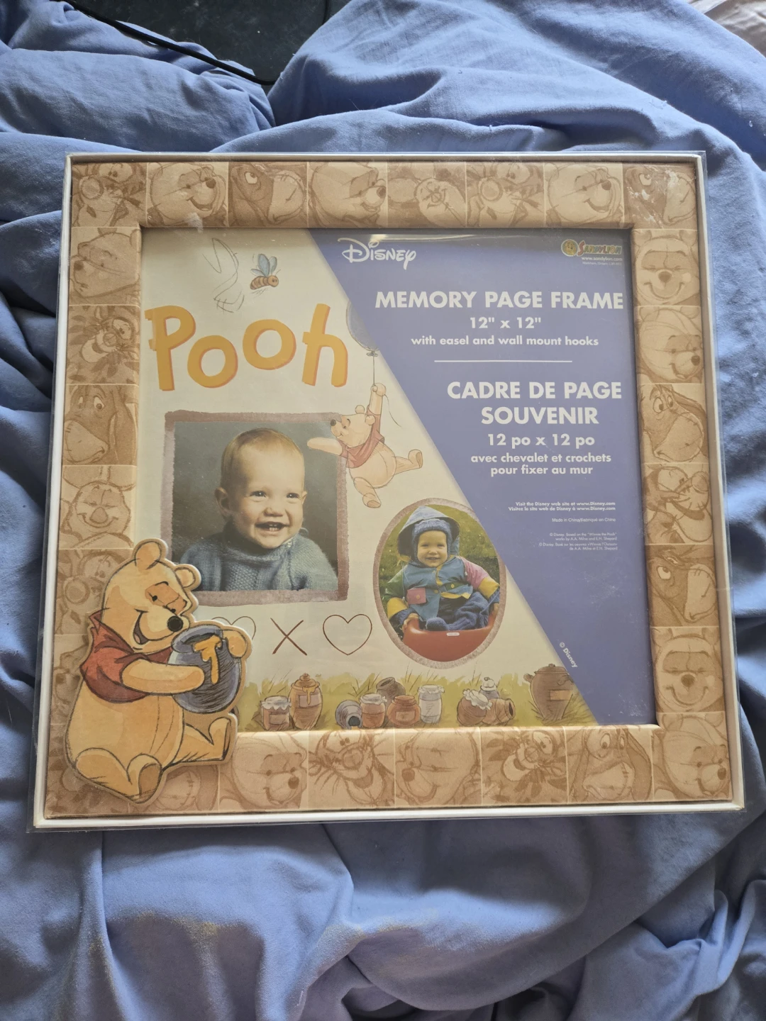 12" by 12" Winnie the Pooh Memory Frame Page