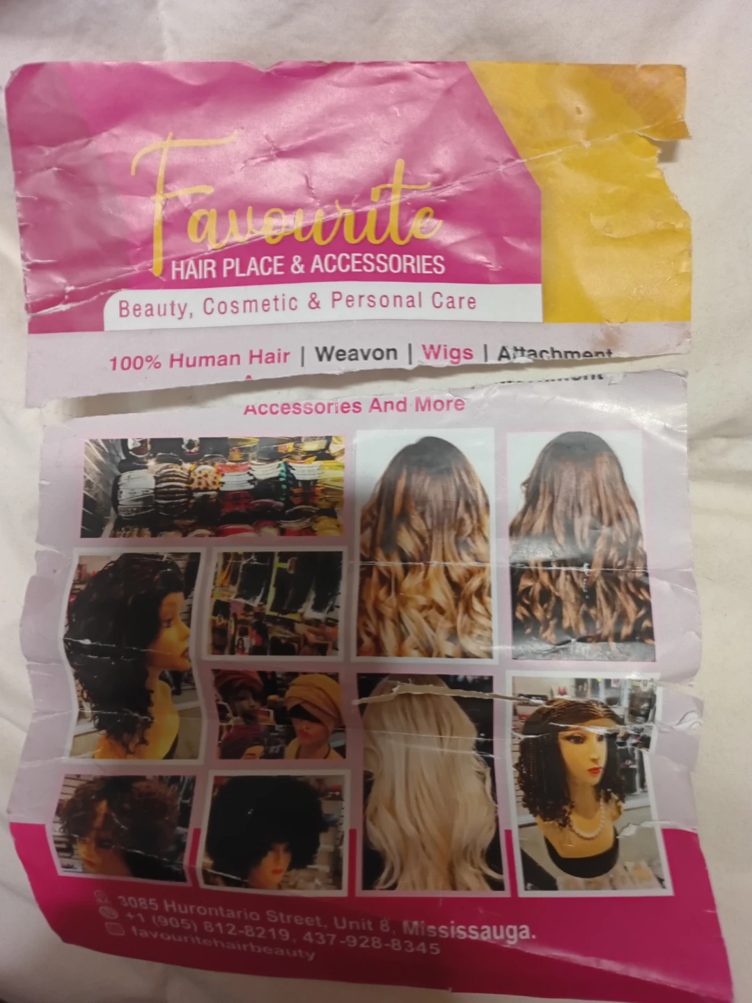 Favourite Hair Place & Accessories flyer