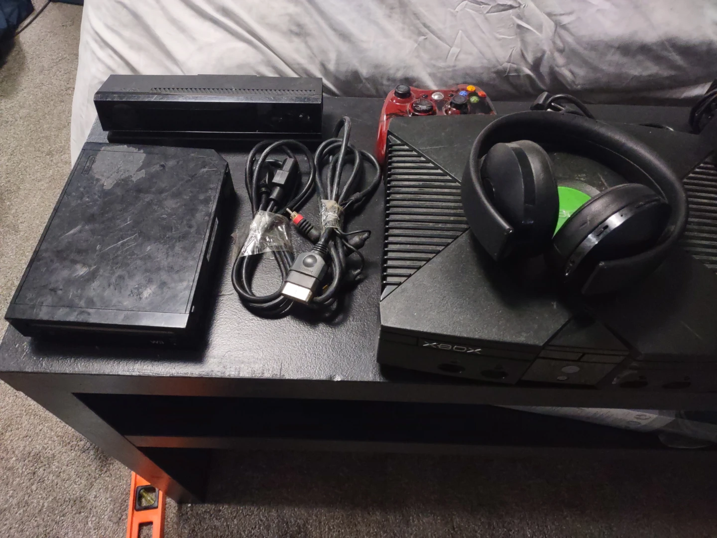 Bundle of Video Game Consoles and Controllers