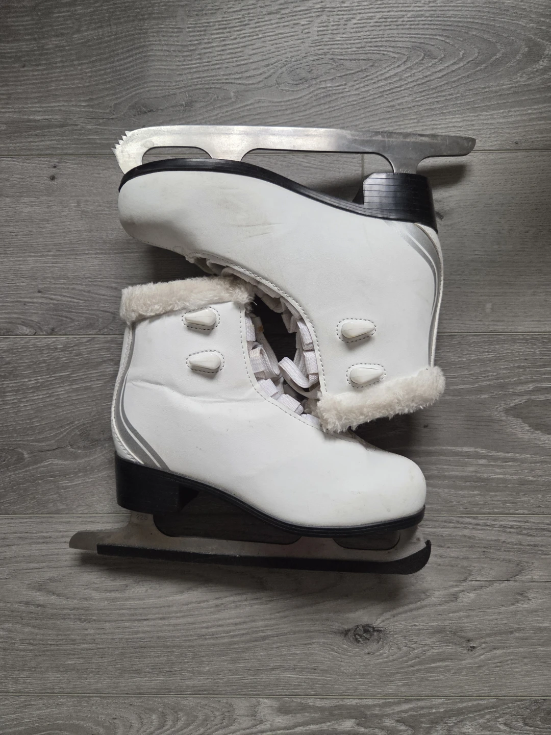 White Figure Skates - Size 3