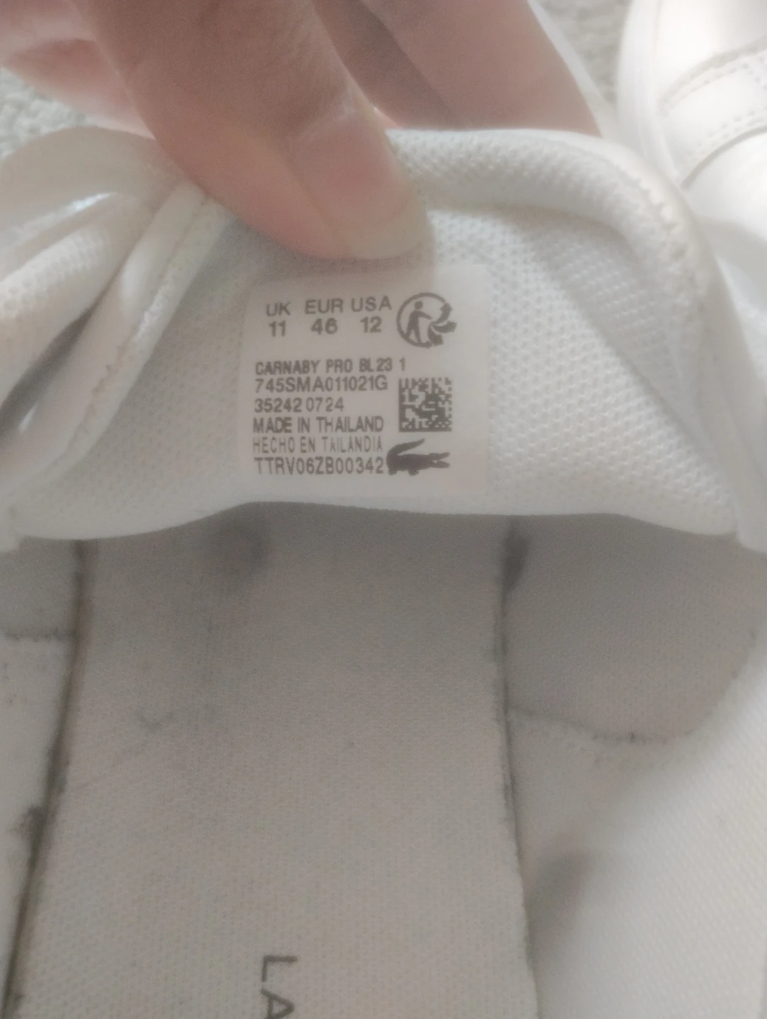 Lacoste  White Leather Sneakers for $80 - photo 2