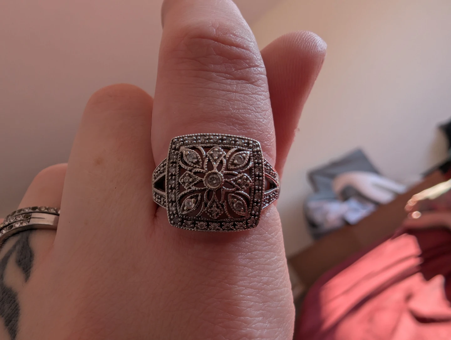 Vintage 40s 15krt ring