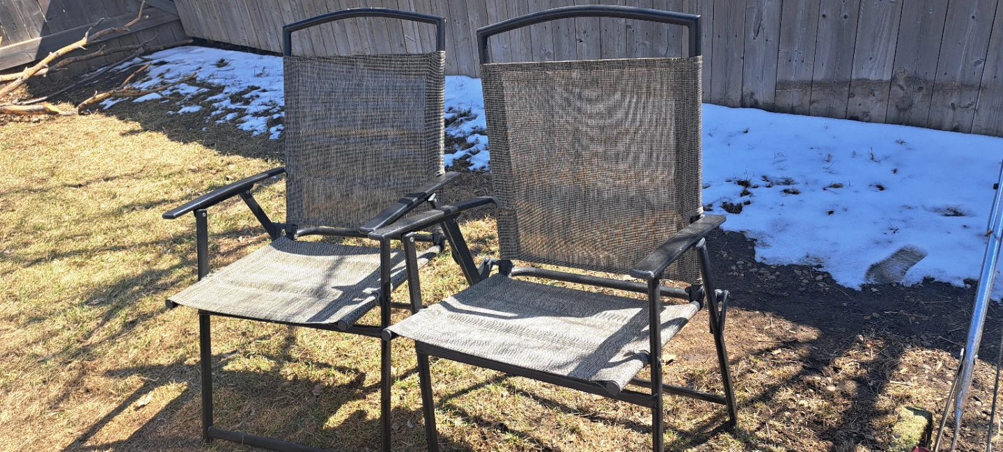 Set of 2 Folding Camp Chairs