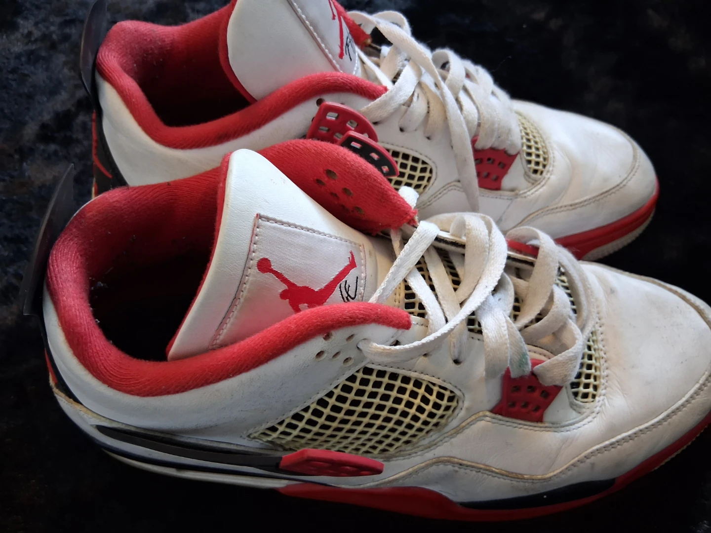 Nike Air Jordan 4 Retro White Red - photo 2