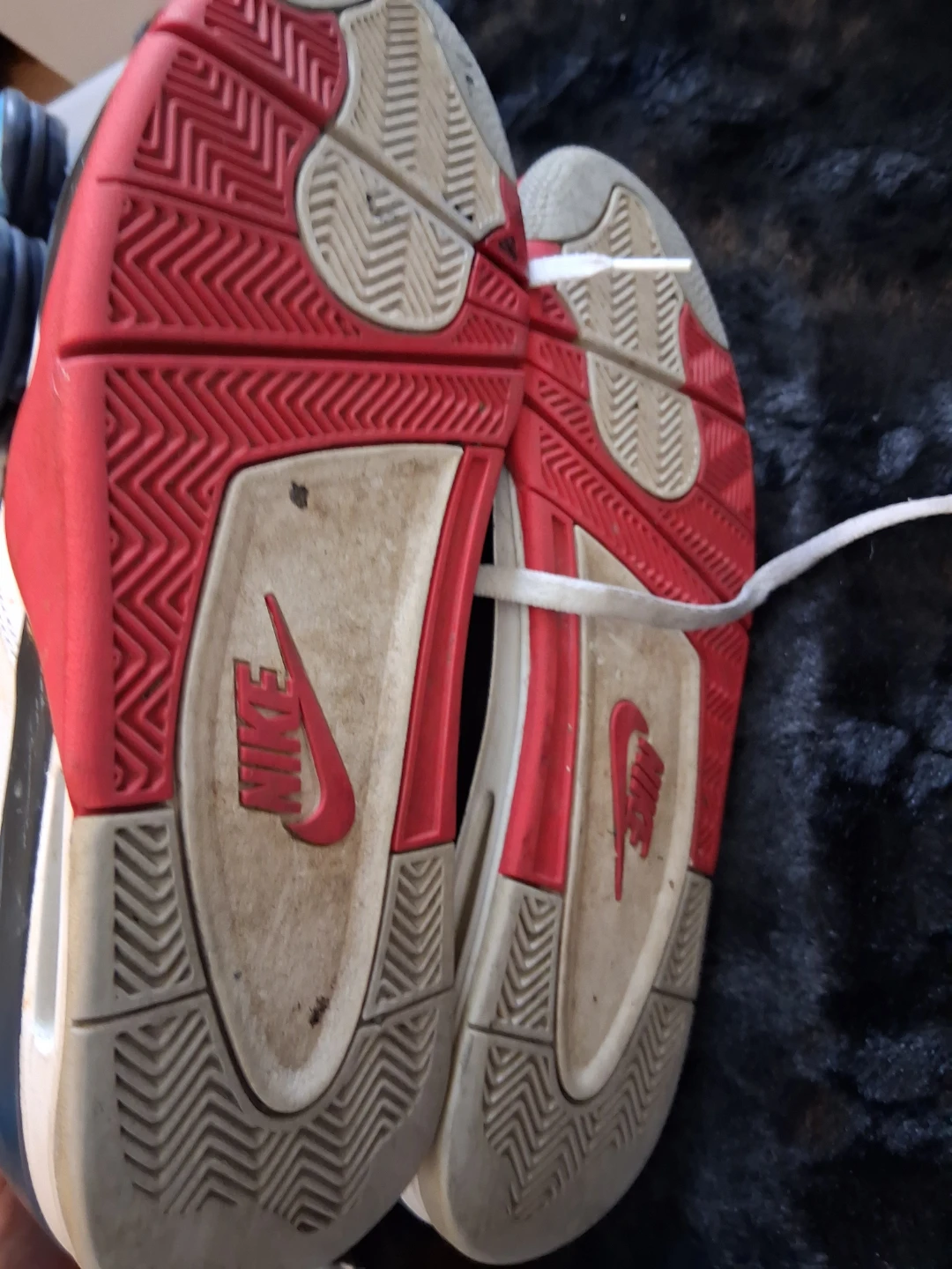 Nike Air Jordan 4 Retro White Red - photo 4