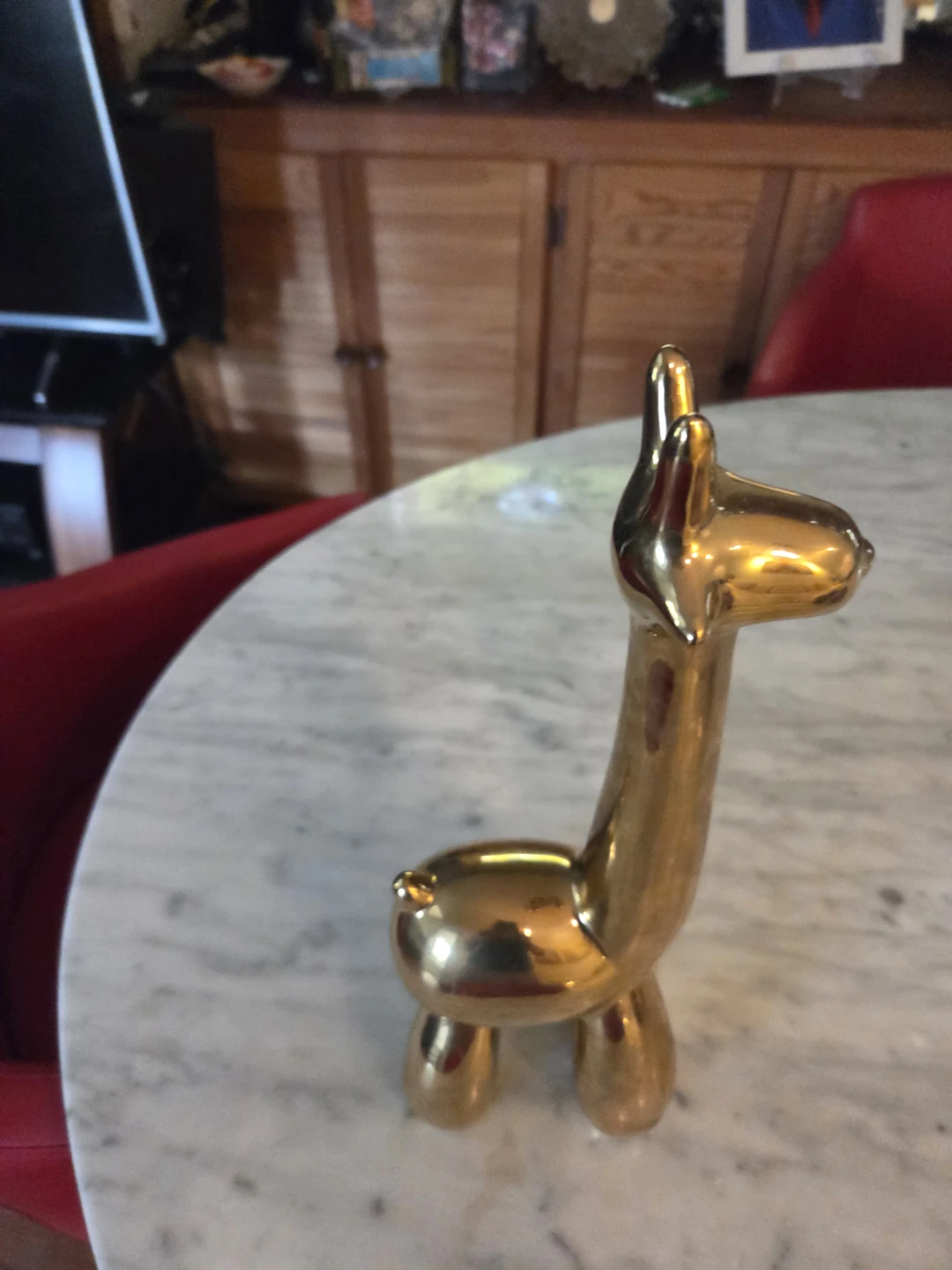 Gold Giraffe Decorative Figurine - photo 2