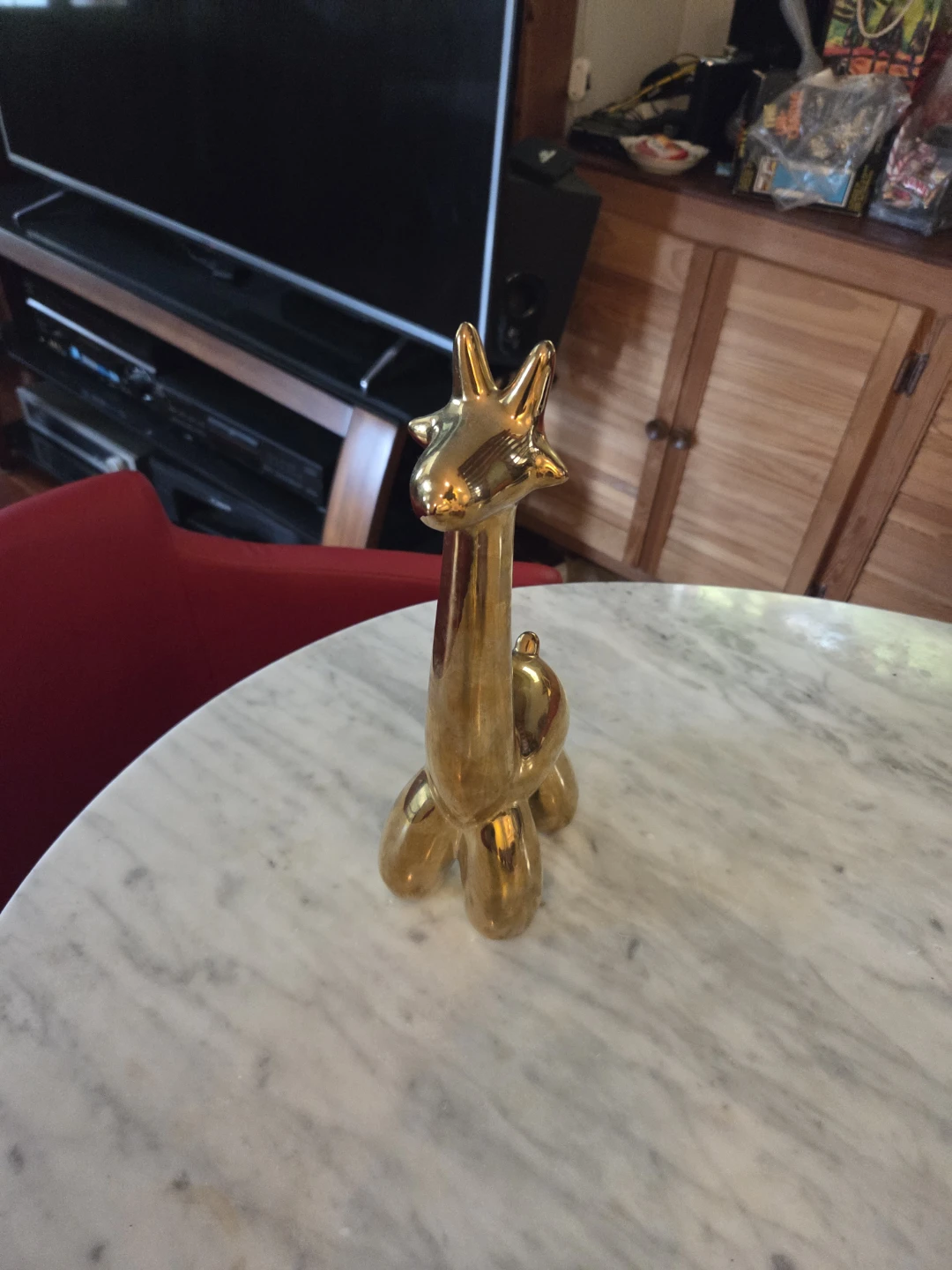Gold Giraffe Decorative Figurine - photo 3
