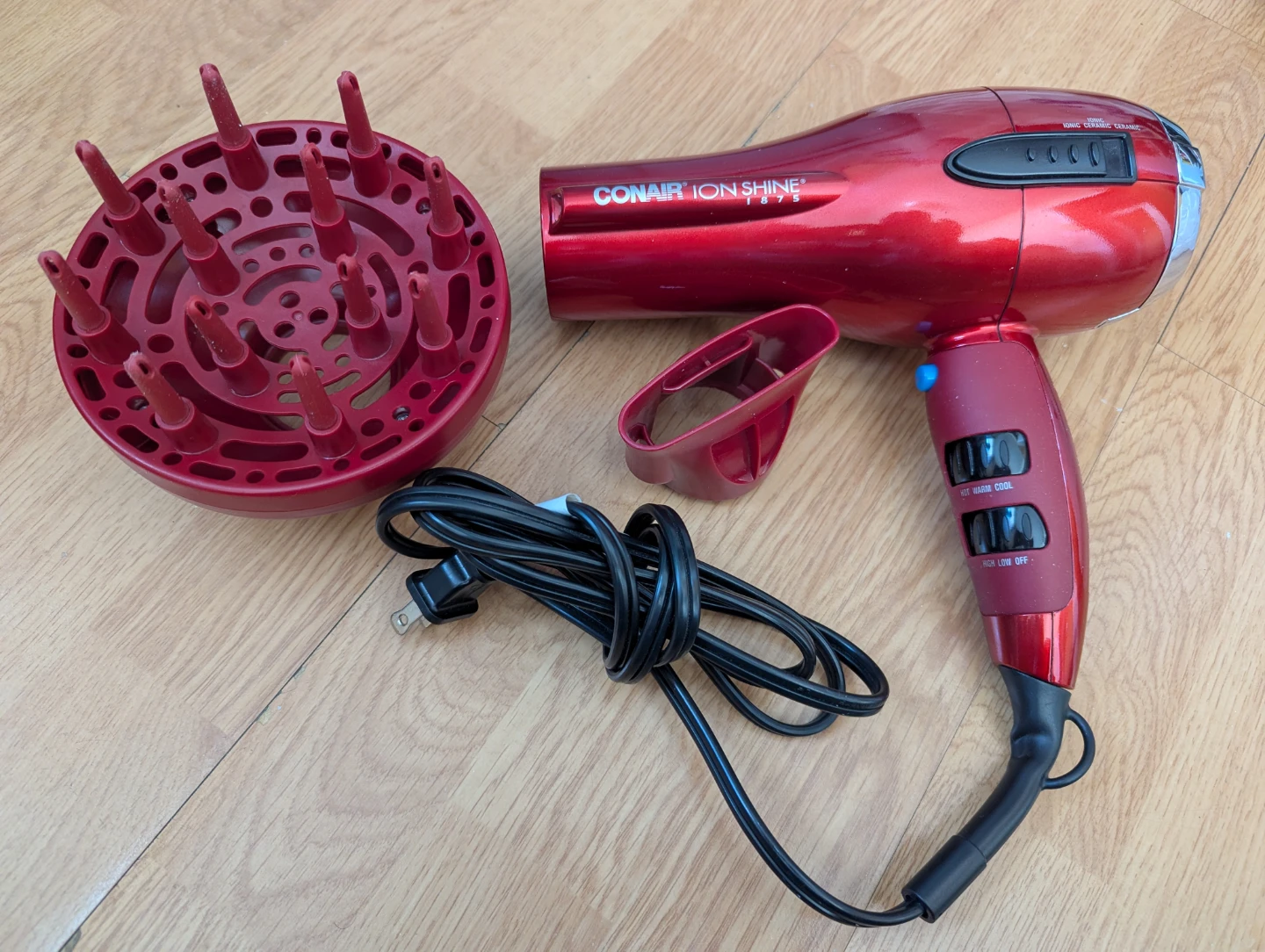 Conair Ion Shine Hair Dryer with Diffuser - photo 2