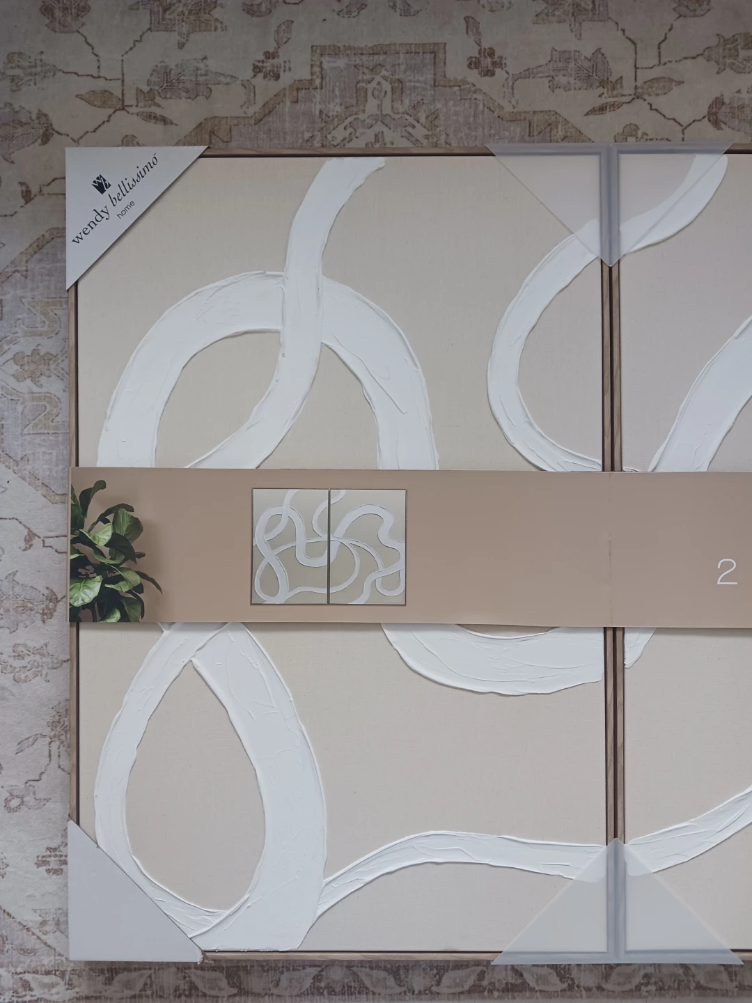 2 Piece Wall Art – Wendy Bellissimo Home (24” x 36” Each) - photo 2