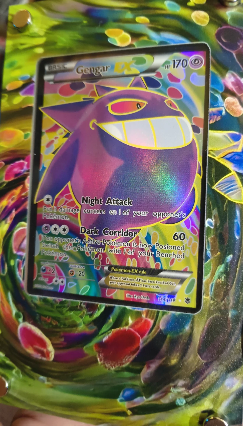 Pokemon Gengar EX proxy Card and acrylic display stand - photo 3