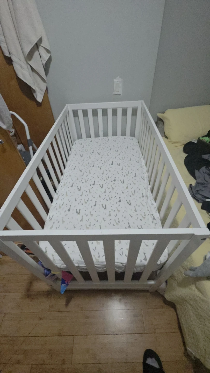 White Baby Crib