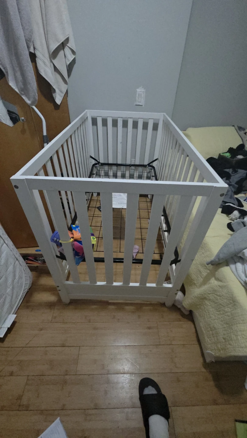 White Baby Crib - photo 3
